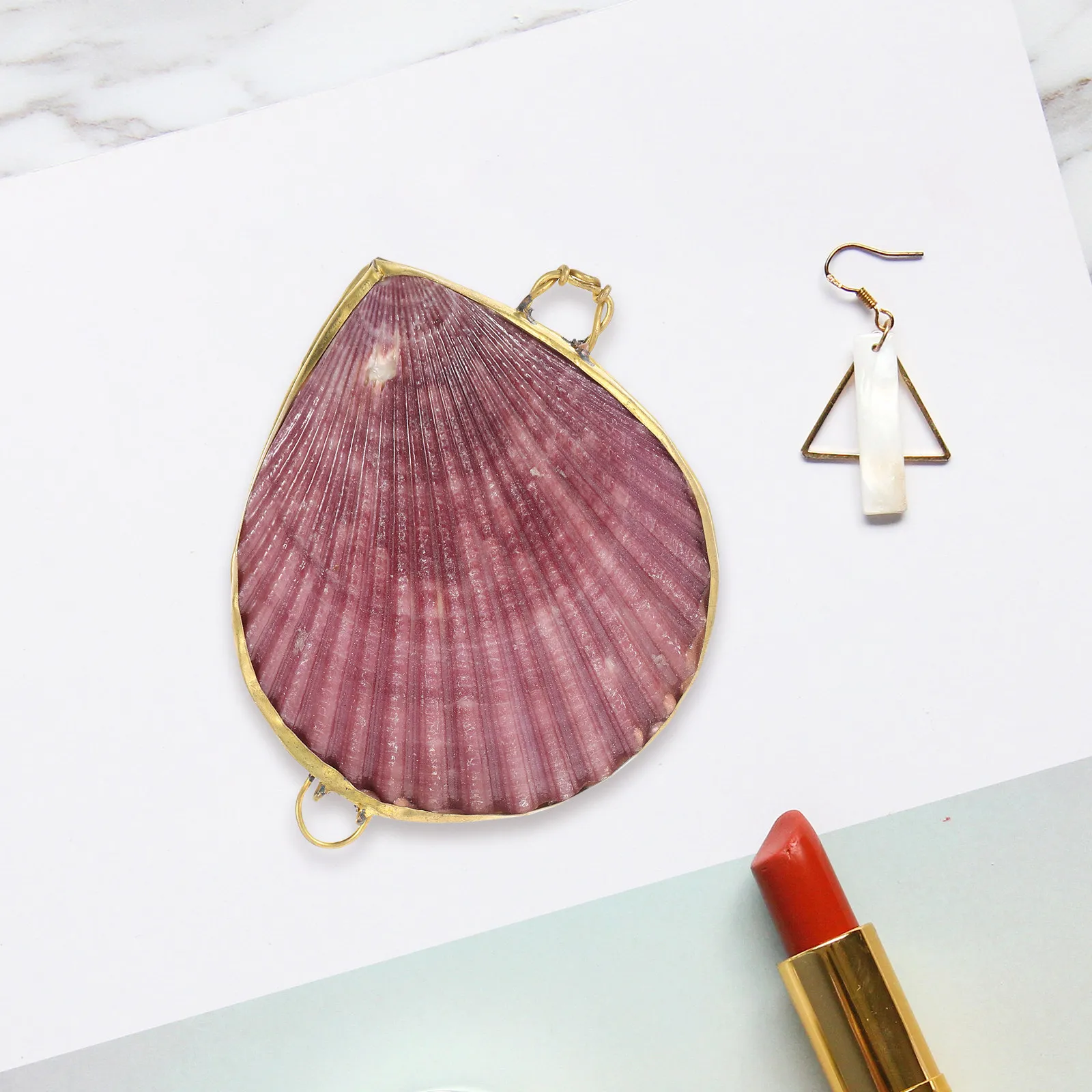 Seashell Storage Box Premium Shell Shaped Jewelry Box Decorative Trinket Storage Case for Earrings Bracelets Jewelry Accessories
