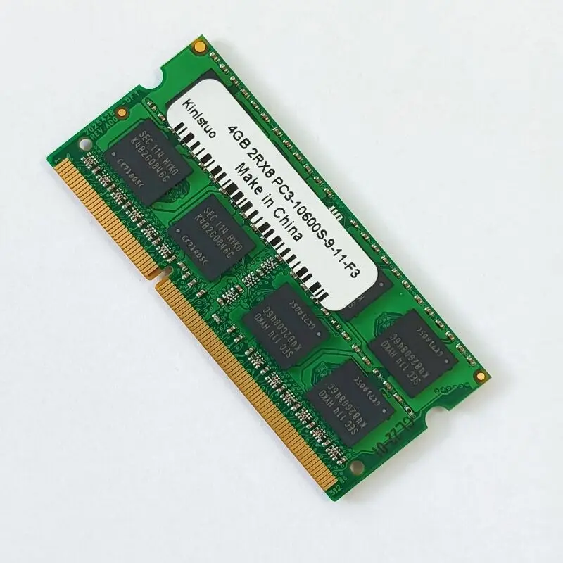 Kinlstuo BÉLIERS DDR3 4 GO 1333MHz Ordinateur Portable mémoire ddr3 4GB 2RX8 PC3-10600S-9-11-F3 Portable memoria SODIMM 1.5V 204PIN