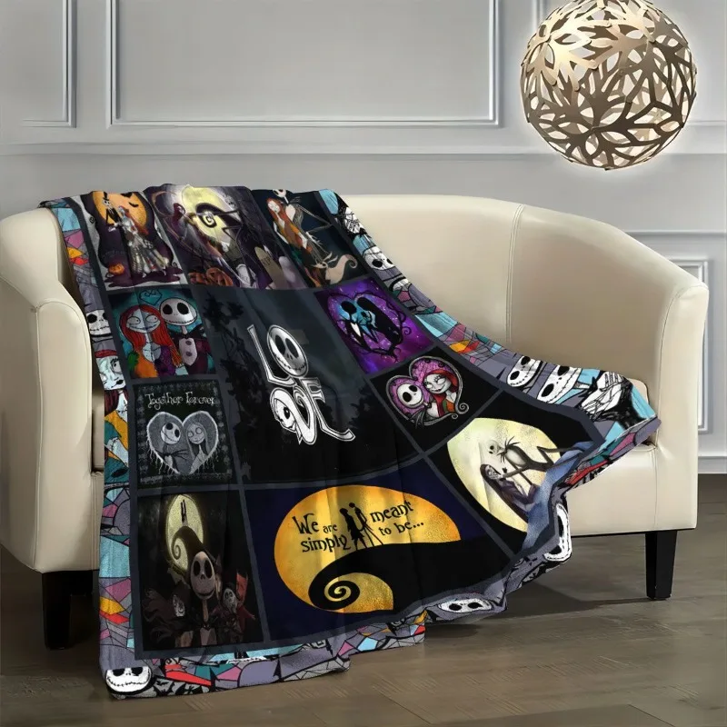 Disney Cartoon The Nightmare Before Christmas Jack Flanellen Deken Airconditioning Deken Halloween Cadeau