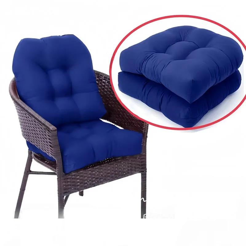 

2Pcs Outdoor Waterproof Chair Seat Cushions Dining Chair Pads Garden Chairs Courtyard Sofas Rattan Chairs Cushions Tatami Mats