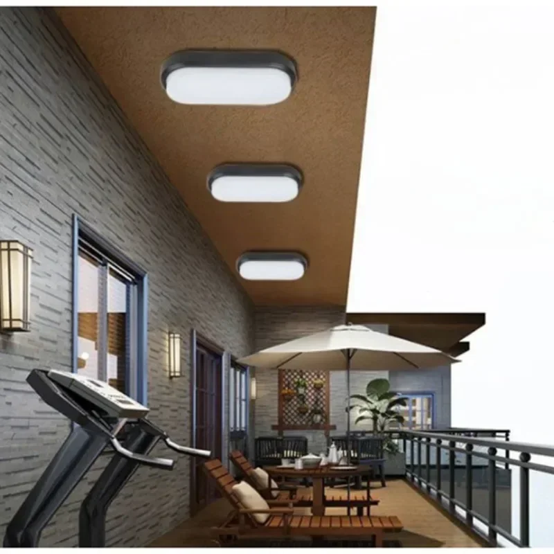 

Damp Proof Lamp Outdoor Wall Light Balcony Staircase Corridor Aisle Simply Led Ceiling Bathroom Waterproof Lighting