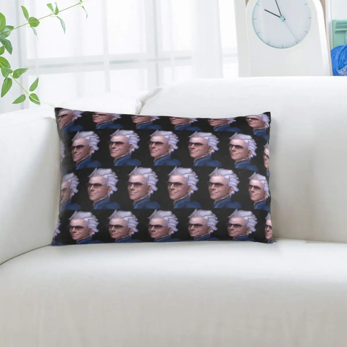 Vergil From The Devil May Cry Series Rectangle Pillowcase Cushion Cover Decor Bedroom Bed Home Comfort Throw Pillow