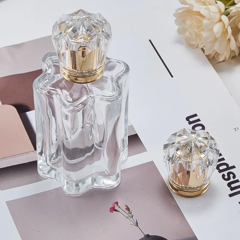 100ml Perfume Atomizer Pressing Empty Refillable Bottle Portable Multifunction Liquid Container for Cosmetics Screw Top Bottle
