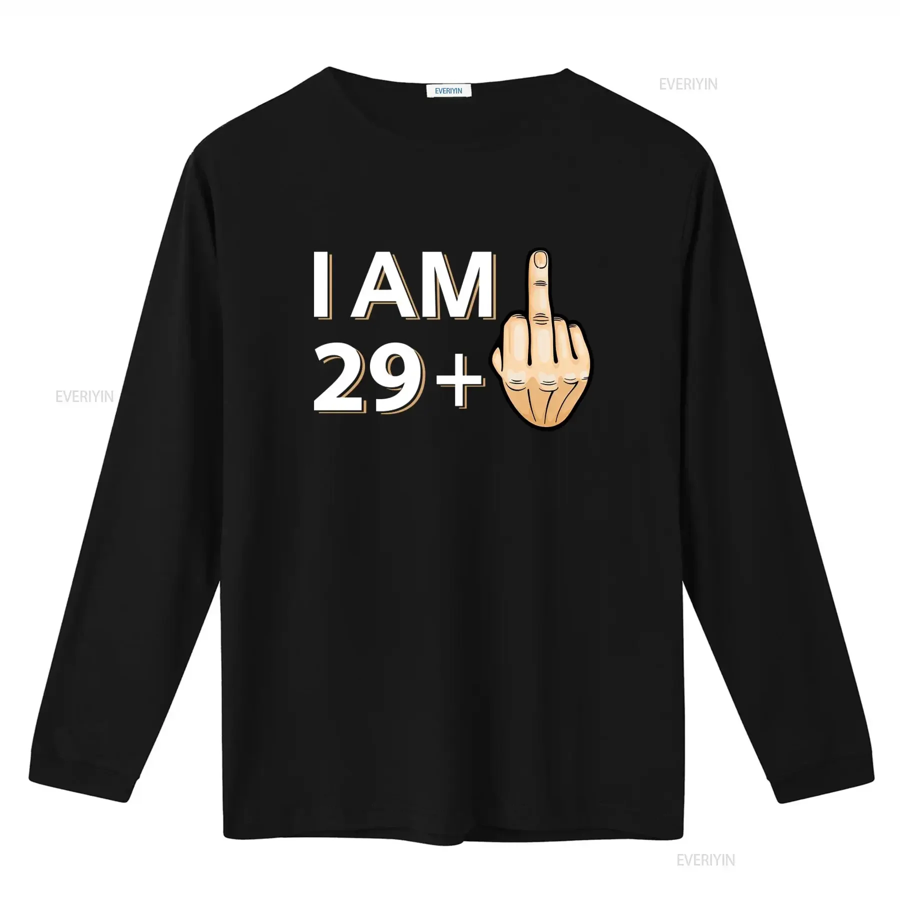 30th Birthday T Shirt 29 1 Mens Funny Rude Offensive Joke Middle Finger  vintage Washed homme Slightly streetwear