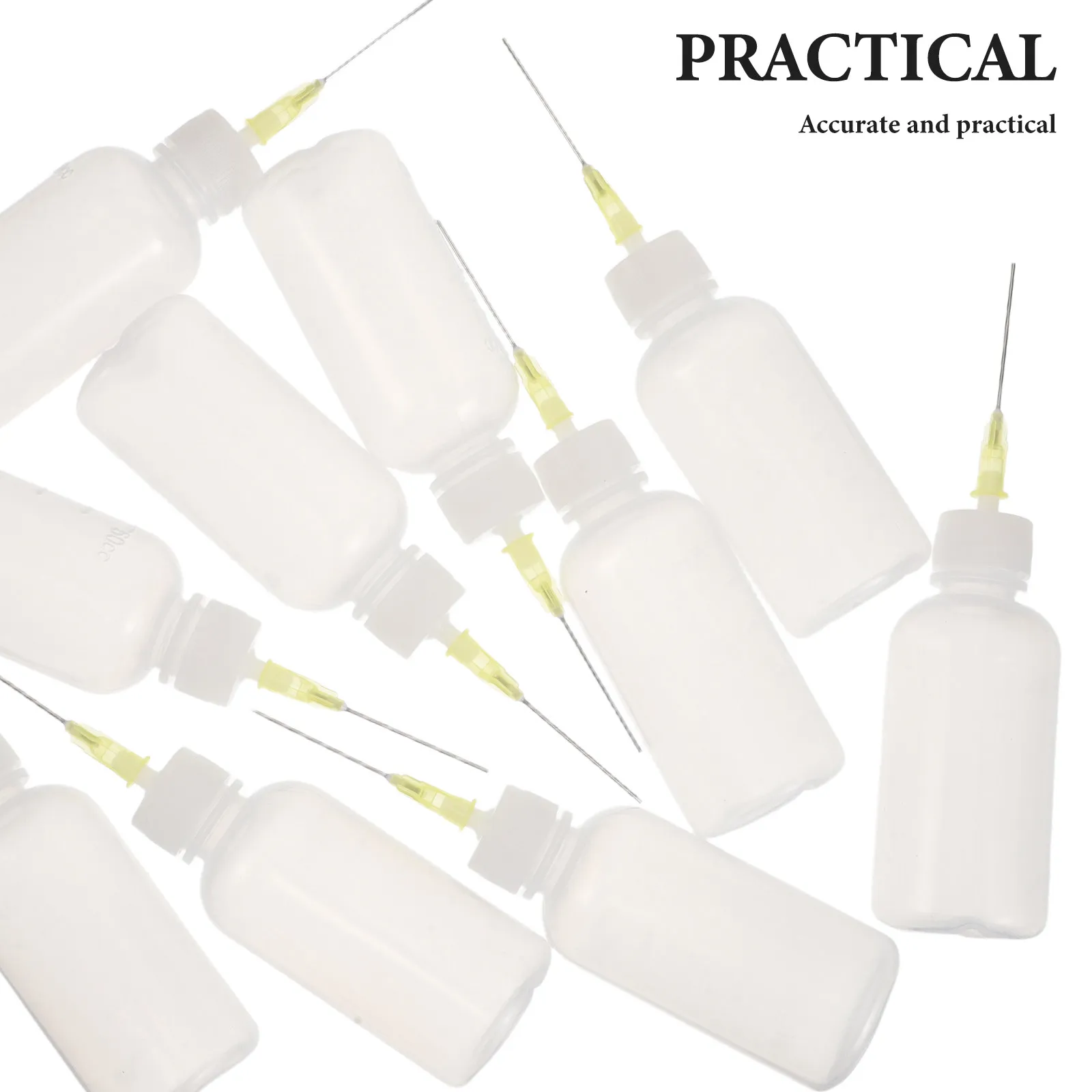 20Pcs Train Track Oil Bottle 50Cc Grease Dispenser Needle Tip Squeeze Bottle for Ho Railway Accessories Railway Lubricant view 2