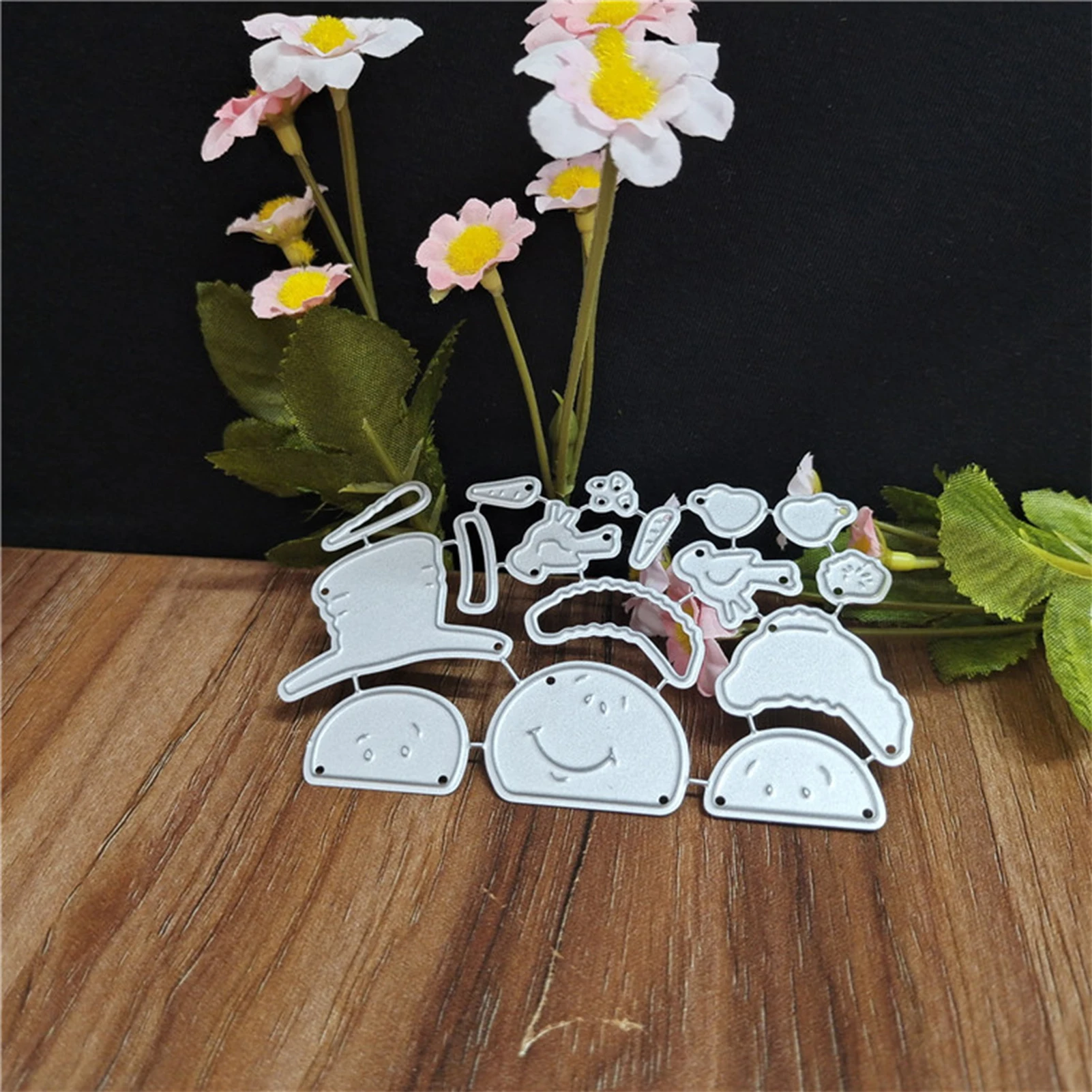 Snowman Metal Cutting Dies Stencils Embossing Photo Album Decoration For Christmas Children's Day