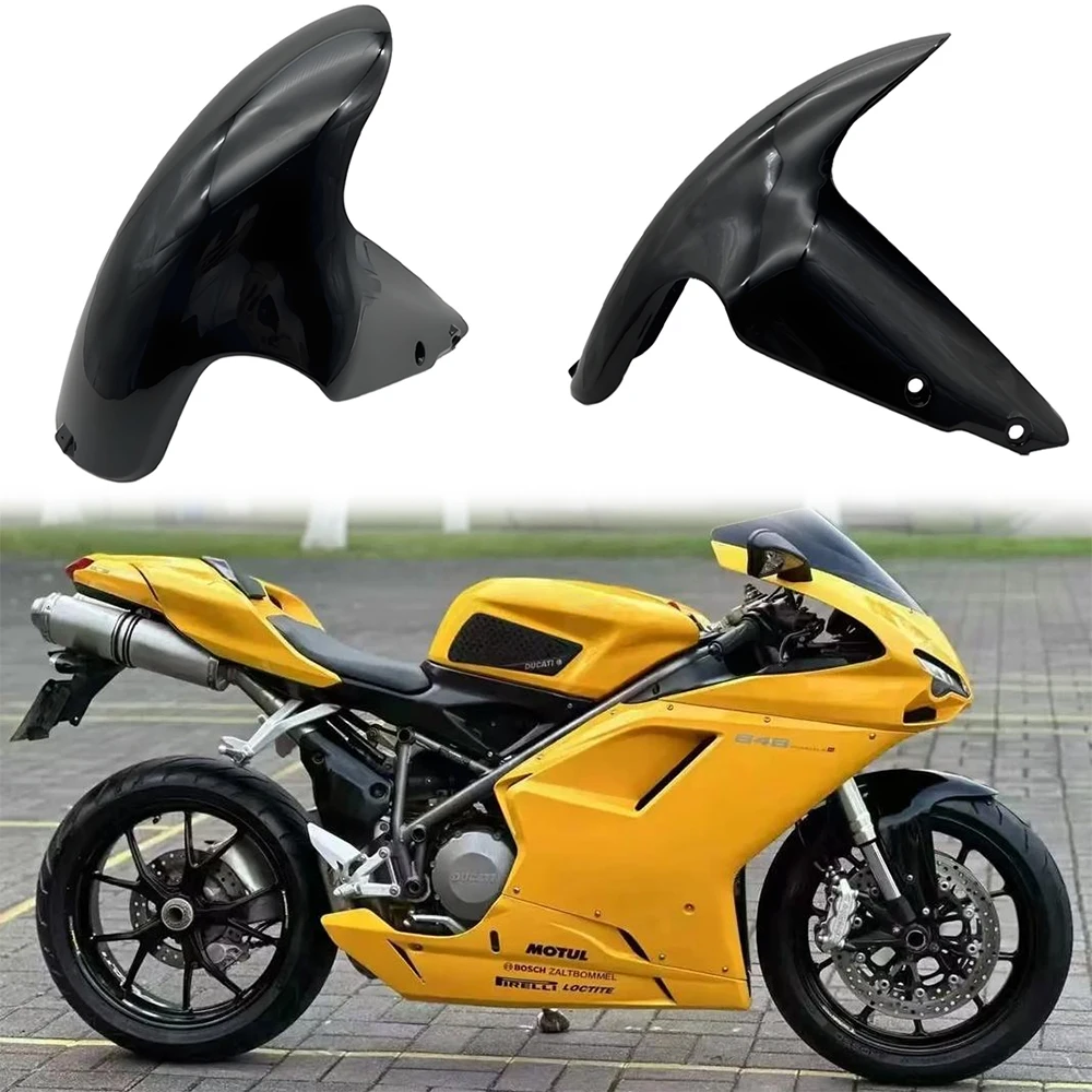 

Motorcycle ABS injection molded parts for Ducati 848 1098 1198 2007-2013 Fender Fairing Splash Mudguard Wings Parts