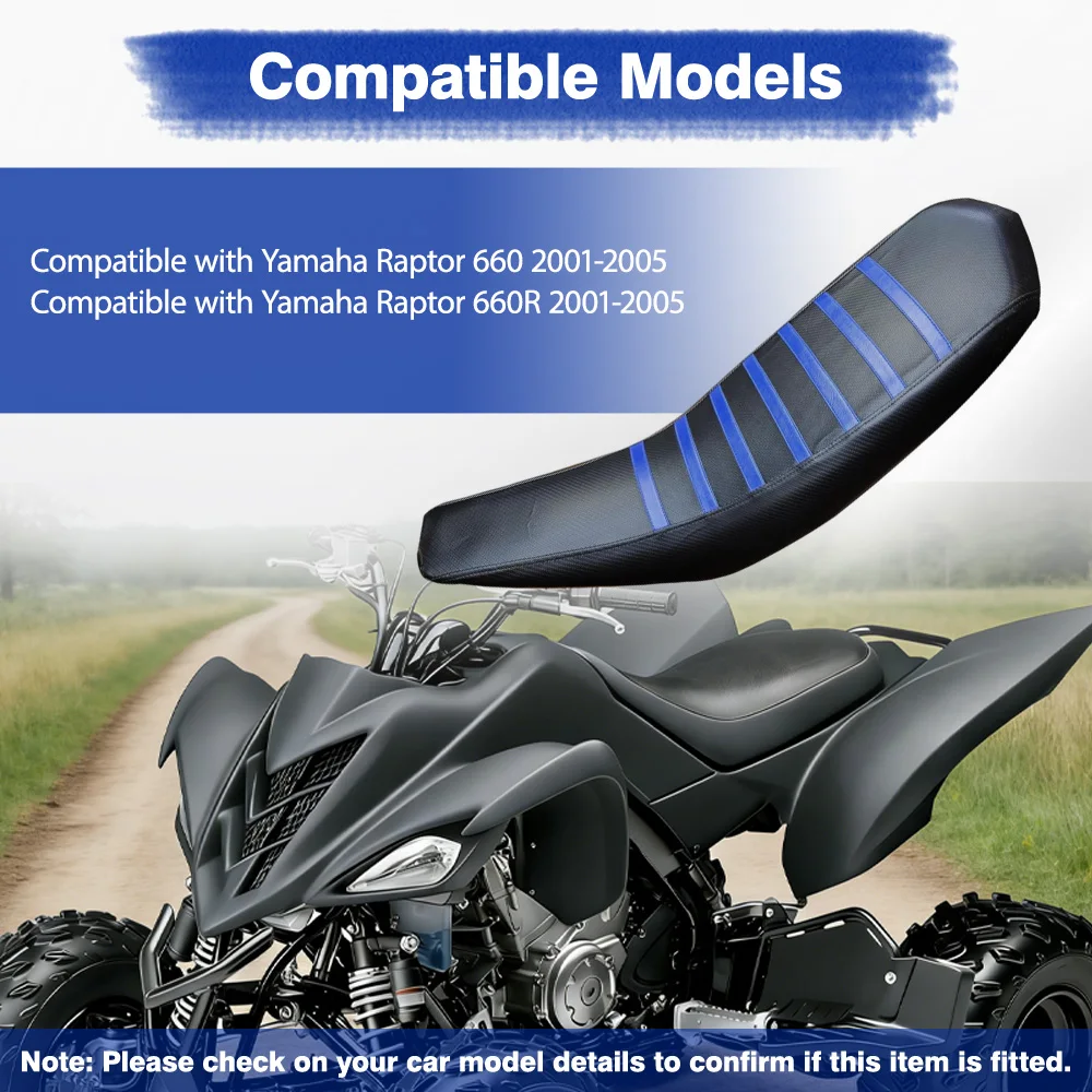 

Чехол на сиденье для квадроцикла Yamaha Raptor 660 660R 2001-2005, нескользящая накладка-подушка для сиденья, защитный чехол