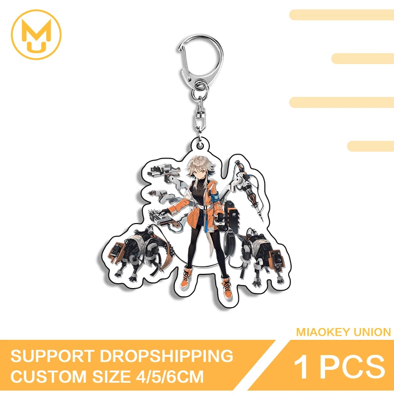 Arknights Cool Lightweight Double Sided Key Chains Ingenious Unique Pendant Jewelry Interesting Backpack Decor Collection