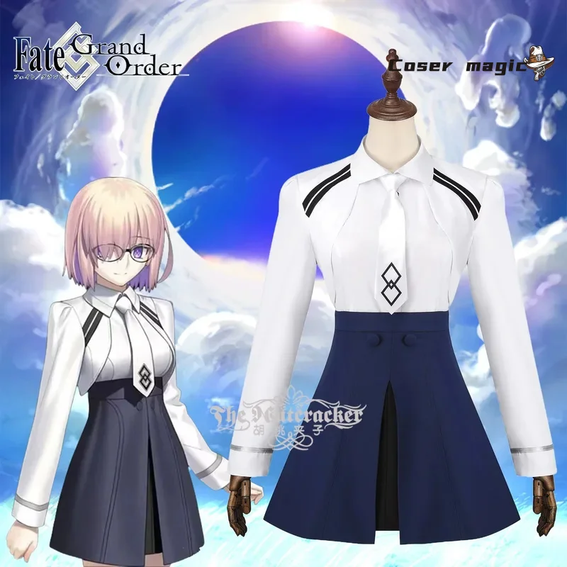 

Game Fate/Grand Order Mash Kyrielight Cosplay Costume Uniform Halloween Carnival Party Christmas Play Role Clothes Clothing