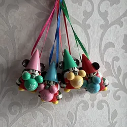 1PCS 6cm Exquisite workmanship, Tokyo Disney genuine 2022 Christmas Mickey Elf decoration pendant, Christmas ornament