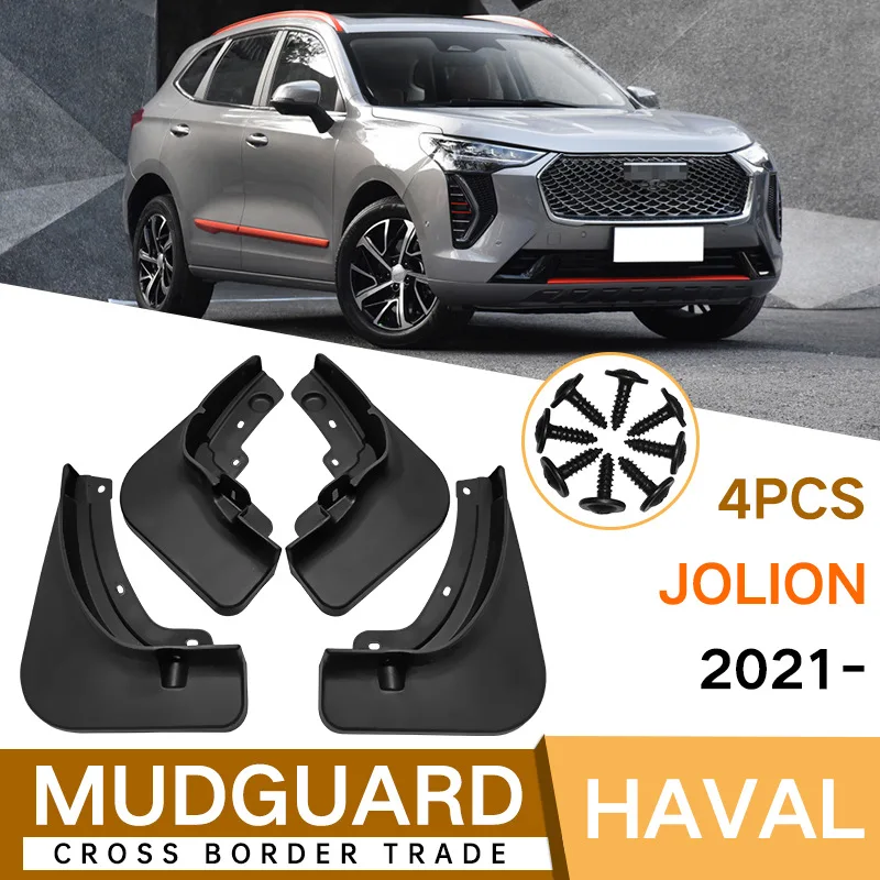 

For Haval Jolion 2021 Car Molded Mud Flaps Splash Guards Mudguards Front Rear Styling Front Rear Wheel Accessories