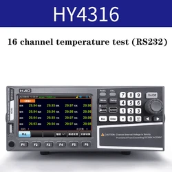 HY4308 tester di temperatura multicanale rilevatore di acquisizione e registrazione dati di temperatura multicanale