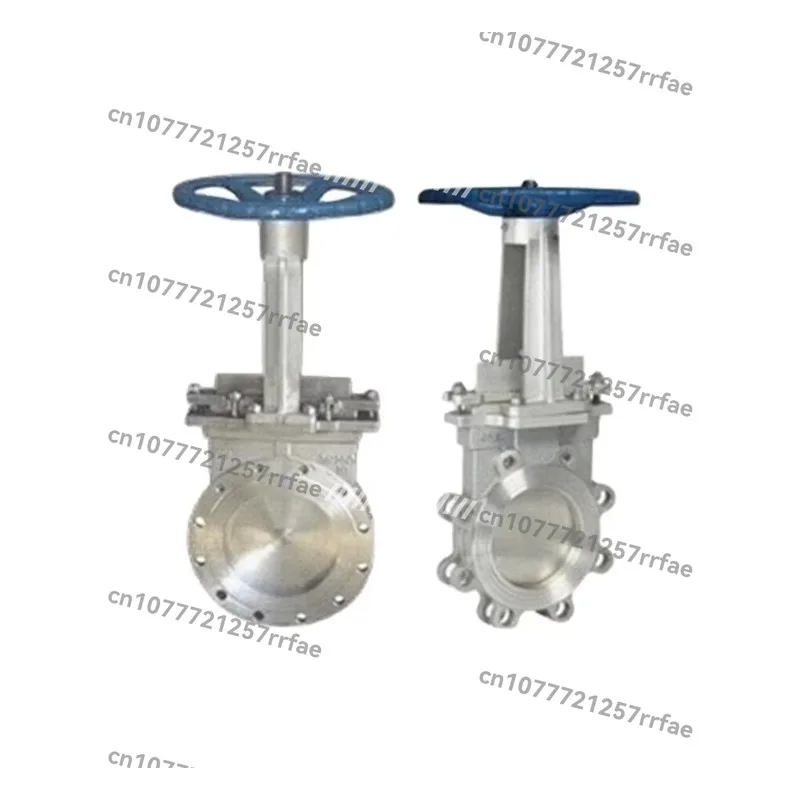 

Lug type knife gate valve Dn100 cast steel flange manual mud knife gate valve