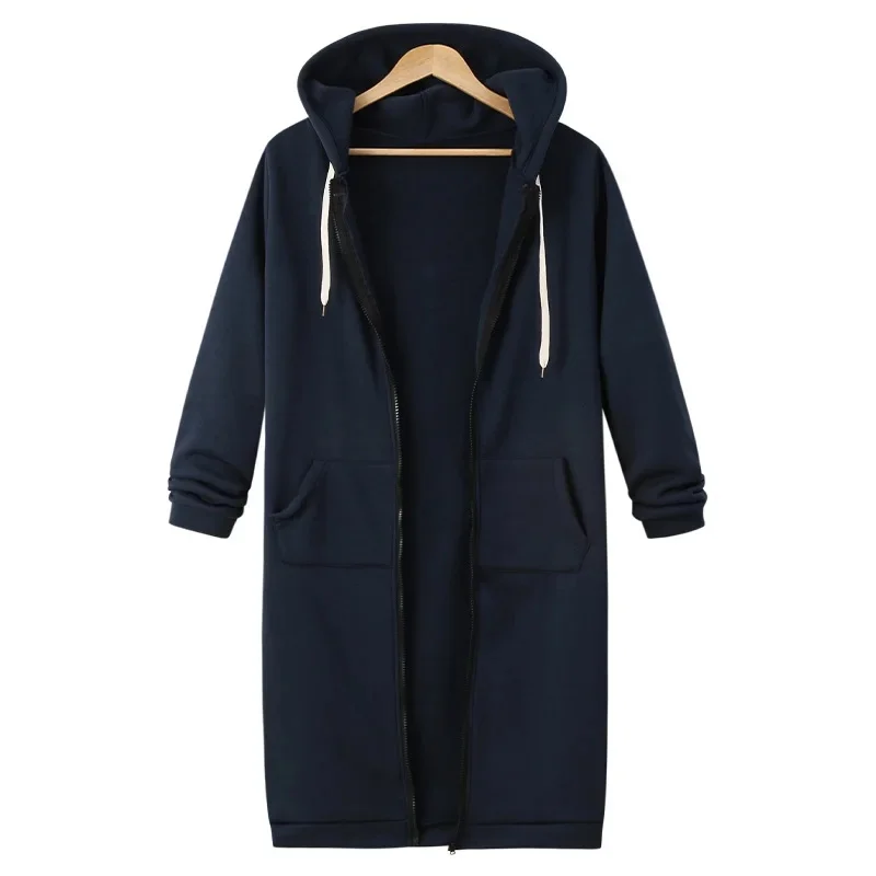 Women Casual Hooded Dress Coat Solid Drawsting Loose Sweatshirts Autumn Winter Pocket Pullover Harajuku Hoodie S-5XL 17 Colors