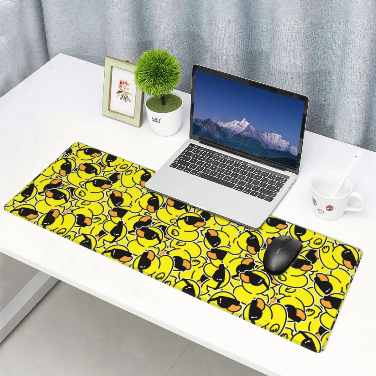 Large Mouse Pad Yellow Classic Rubber Duck Gamer PC Laptop Mats Keyboard Carpet Computer Gaming Office Accessories Desk Mat
