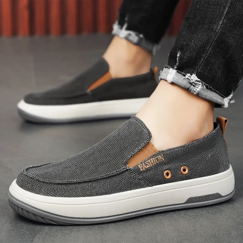 

Men's Summer Casual Shoes are Breathable, wear-Resistant, Lightweight, Anti-Slip, Canvas