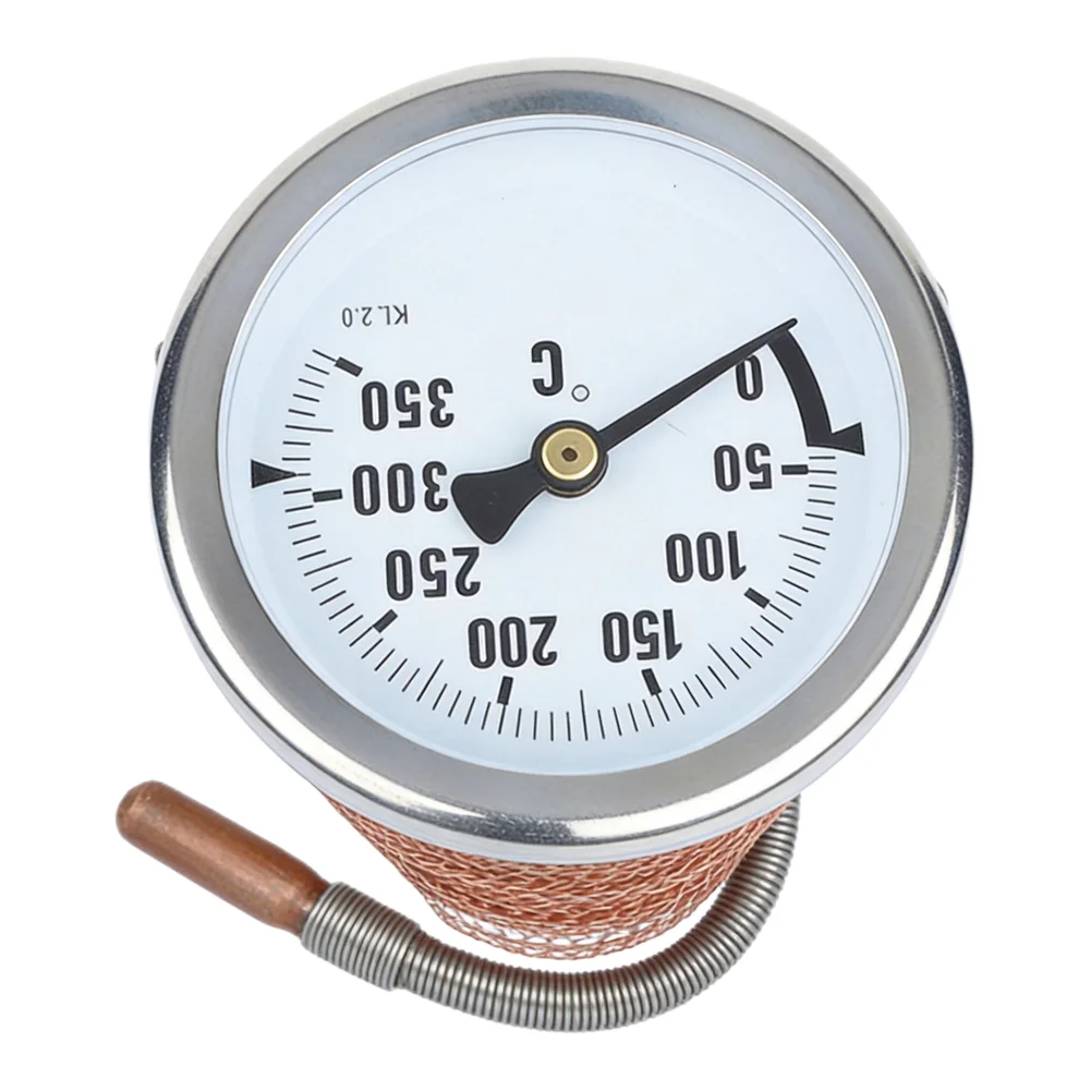 Temperature Gauge with Capillary Sensor for Oven Refrigerator Heater Boiler Toaster Oven with 2cm Probe Length and 1m Cable