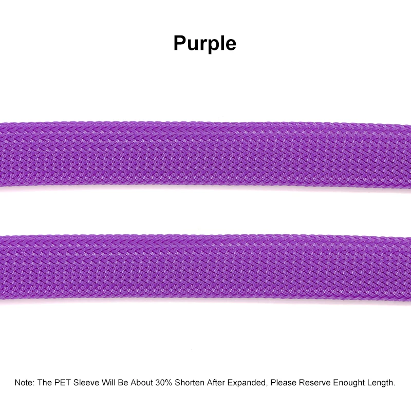 5M PET Isolierte, erweiterbare Geflechtschläuche 2mm - 50mm – Hochdichte Nylon-Mesh-Schläuche zur Kabelummantelung und Schutz