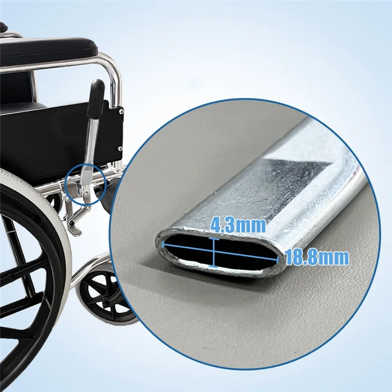 

ABCA-2Pcs Wheelchair Brake Handle Extensions, Wheelchair Brake Extenders Power Chair For Heavy Reclining Wheelchairs
