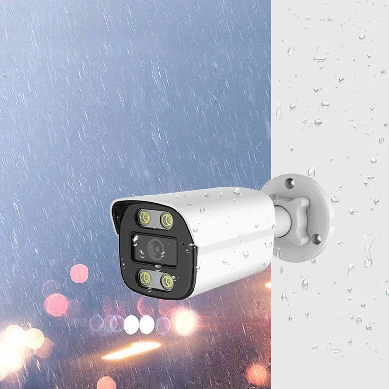 NEW 5MP 24H Full Color Night Vision CCTV AHD Camera 1080P 4MP Analog HD 4LED Auto Luminous Digital Outdoor Street WaterproofIP66