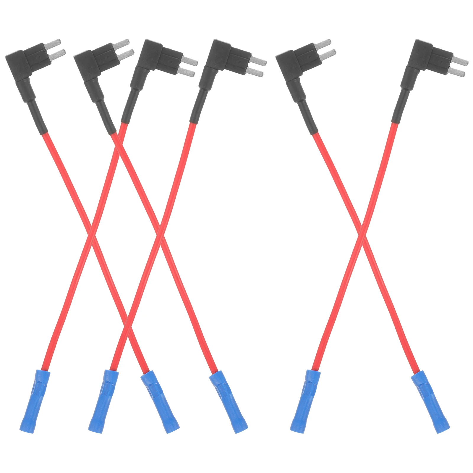 

6Pcs Car Inline Fuse Holder Heavy Duty Automotive Replacement Fuse Tap Adapter Circuit Protection Hardwire Kit