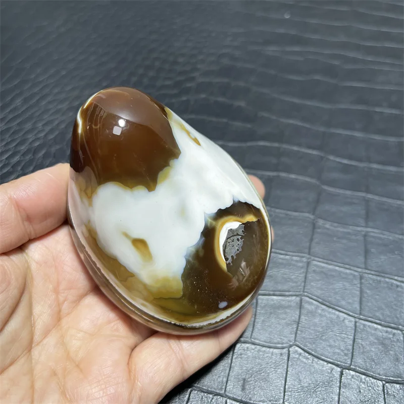 370g Natural Stones Agate Palm Stone Polished Irregular Crystal Crystals Reiki Healing Aquarium Decor Ornaments Home Decor