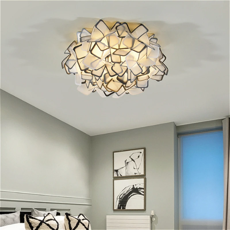 마스터 침실 아크릴 꽃 LED 펜던트 조명 세련된 레스 - Home Decor Outlet 리뷰 및 가격
