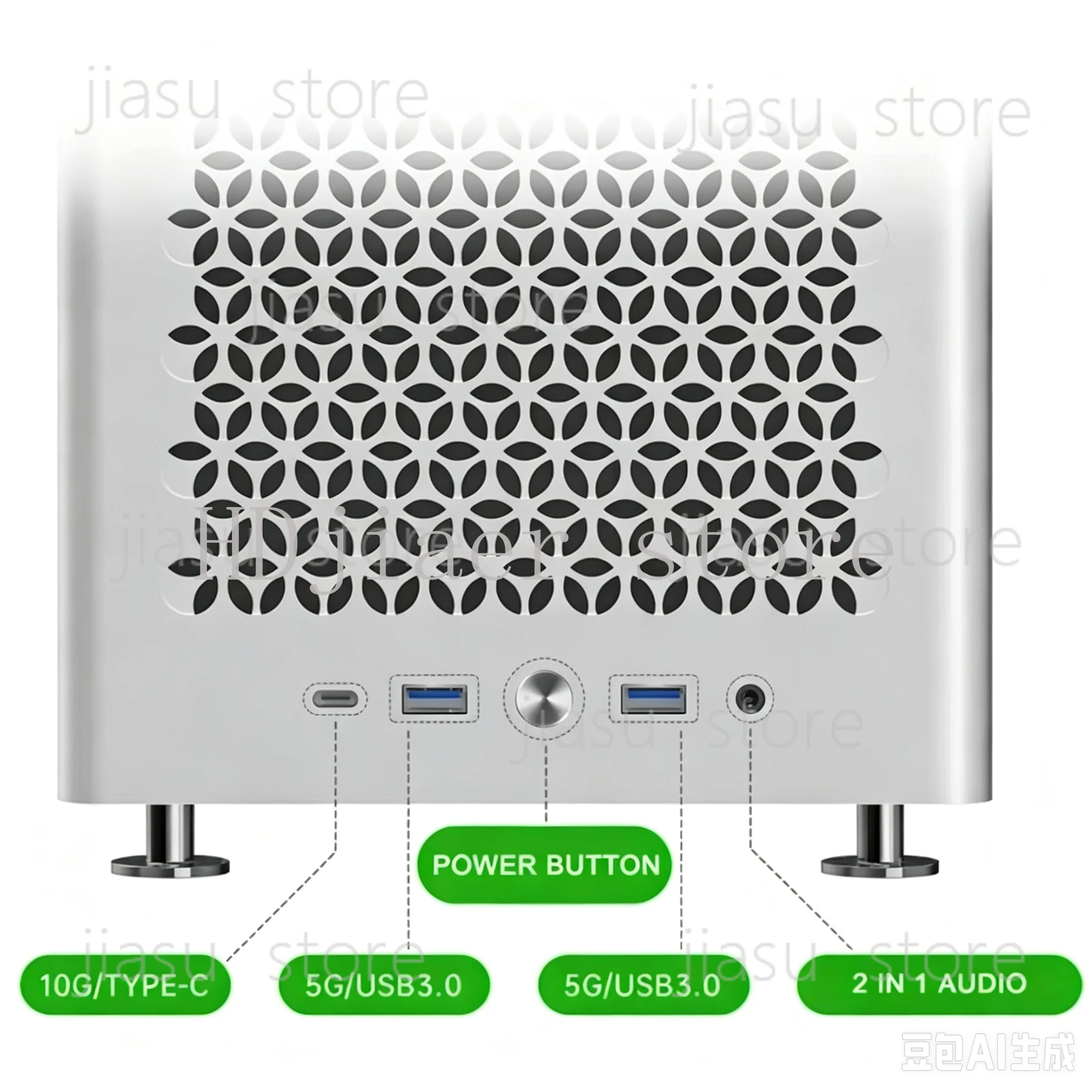 هيكل كمبيوتر B2Pro MATX مصنوع - مراجعة Case Mesh Panel وسعره