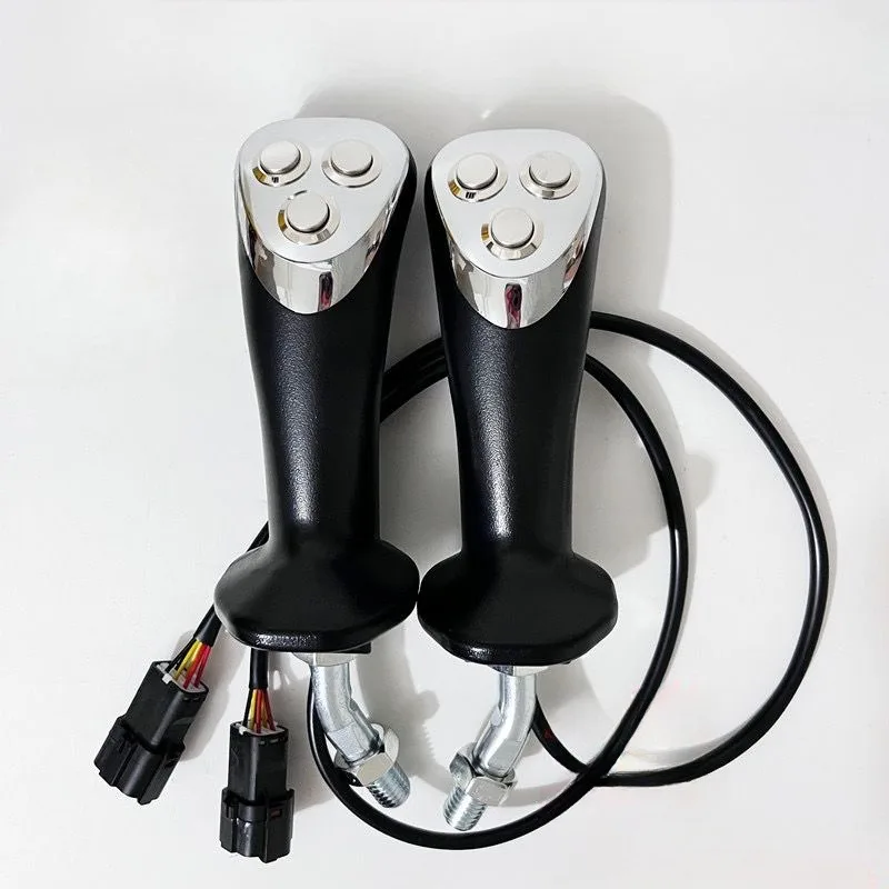 

Excavator Accessories Wheel Excavation Refitted Wood Grapple Gripper Wood Three-button Button Hydraulic Electric Control Handle