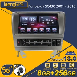 For Lexus SC430 2001 - 2010 Android Car Radio 2Din Stereo Receiver Autoradio Multimedia Player GPS Navi Head Unit Screen Display