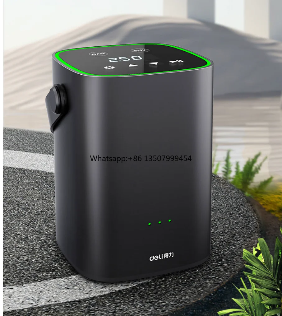 GA01 Portable Wireless  Pump Tire Rechargeable Digital Automatic Rechargeable Digital Automatic Car Tire Inflator Pump 15OPSI