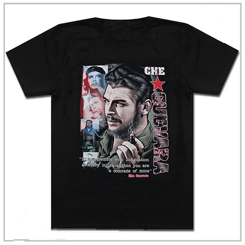 

Fashion Revolutionary Soldier Che Guevara Poster T-Shirt 100% Cotton O-Neck Summer Short Sleeve Casual Mens T-shirt Size S-3XL