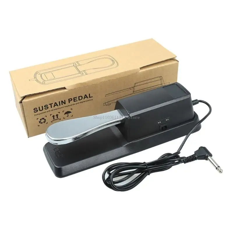  Piano Sustain Pedal Keyboard Foot Sustain Pedal for Digital Piano MIDI Keyboard