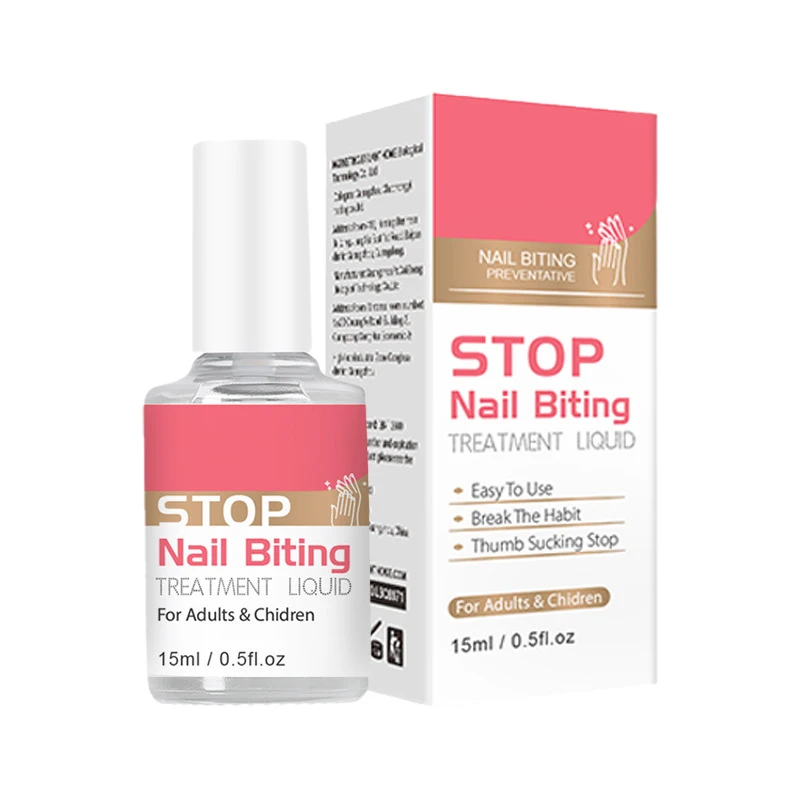 10ml Stop Nail Biting Treatment Liquid Stop Bitter Liquid Cuticle Care Supplies For Children Adults