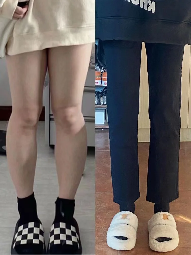 

High Waist Straight Leg Stretchy Jeans Women's Spring 2023 Slimming Nine-Piece ing Pants Pear ape Body Fit Cotton Denim