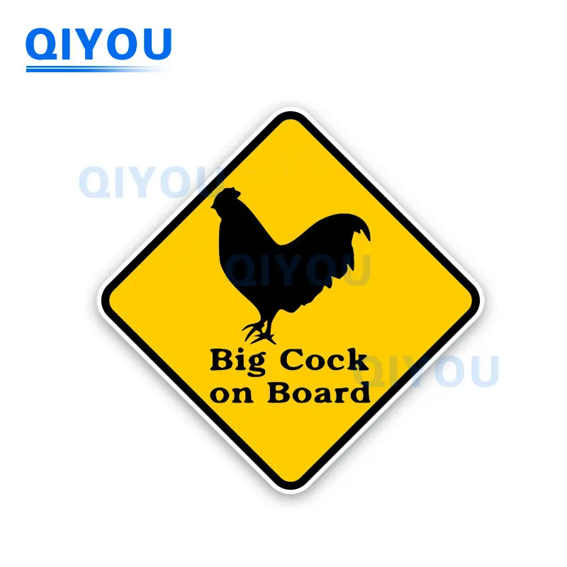 

Personalized Body Decoration Big Cock on Board Car Stickers for Die-cut PVC Decal Used for Car Body Windshield Pull Rod Boxes