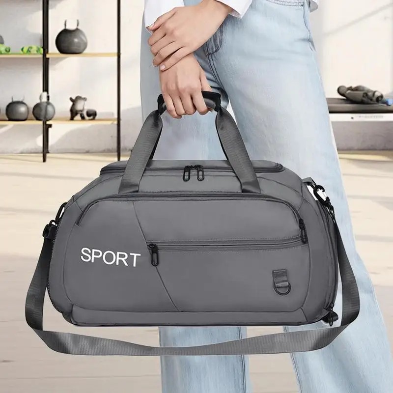 Carry On Weekender Bag Sports Tote Gym Bag Sports Duffle Bag Gym Duffle Bag For Men Large-Capacity Multiple Pockets For Outdoor