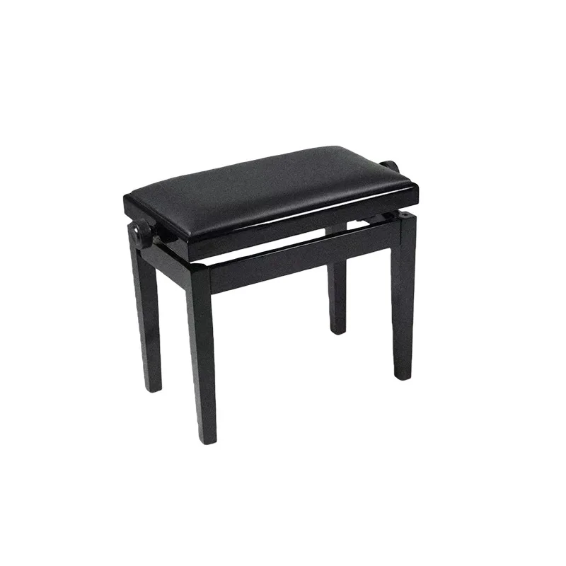 Solid Wood Piano Bench, Adjustable Height, Leather Children's Chair, Durable and Comfortable, Suitable for Home and Studio Use