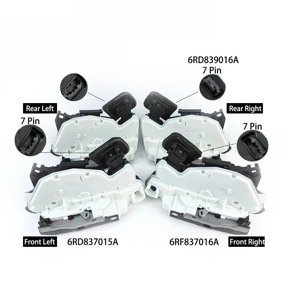 Actuador de pestillo de cerradura de puerta para VW Golf MK6 MK7 Passat B7 Polo Skoda Yeti 6RD837015 6RD839015 6RD839016 6RF8370