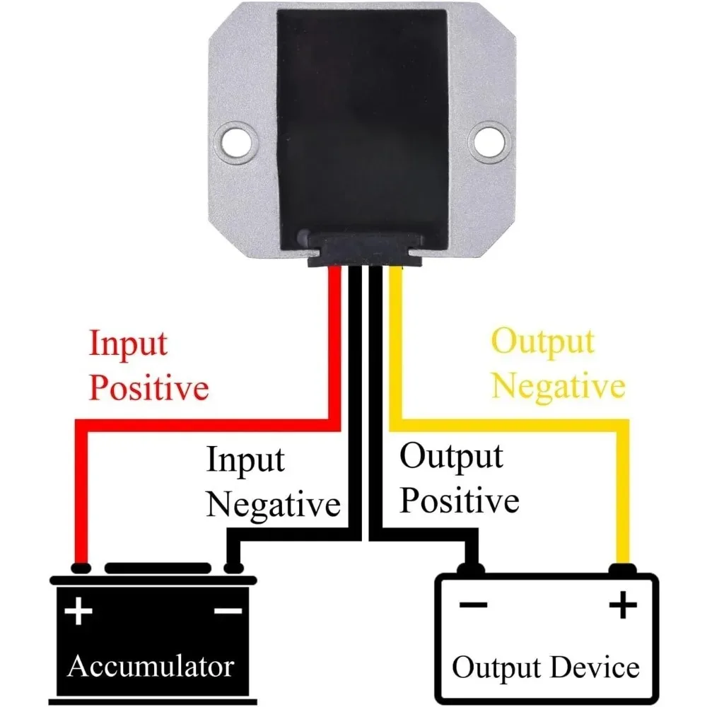 12V/24V to 6V 30A Converter Buck Regulator Reducer Step-Down Voltage Transformer Power Supply Module Designed for Automotive Use