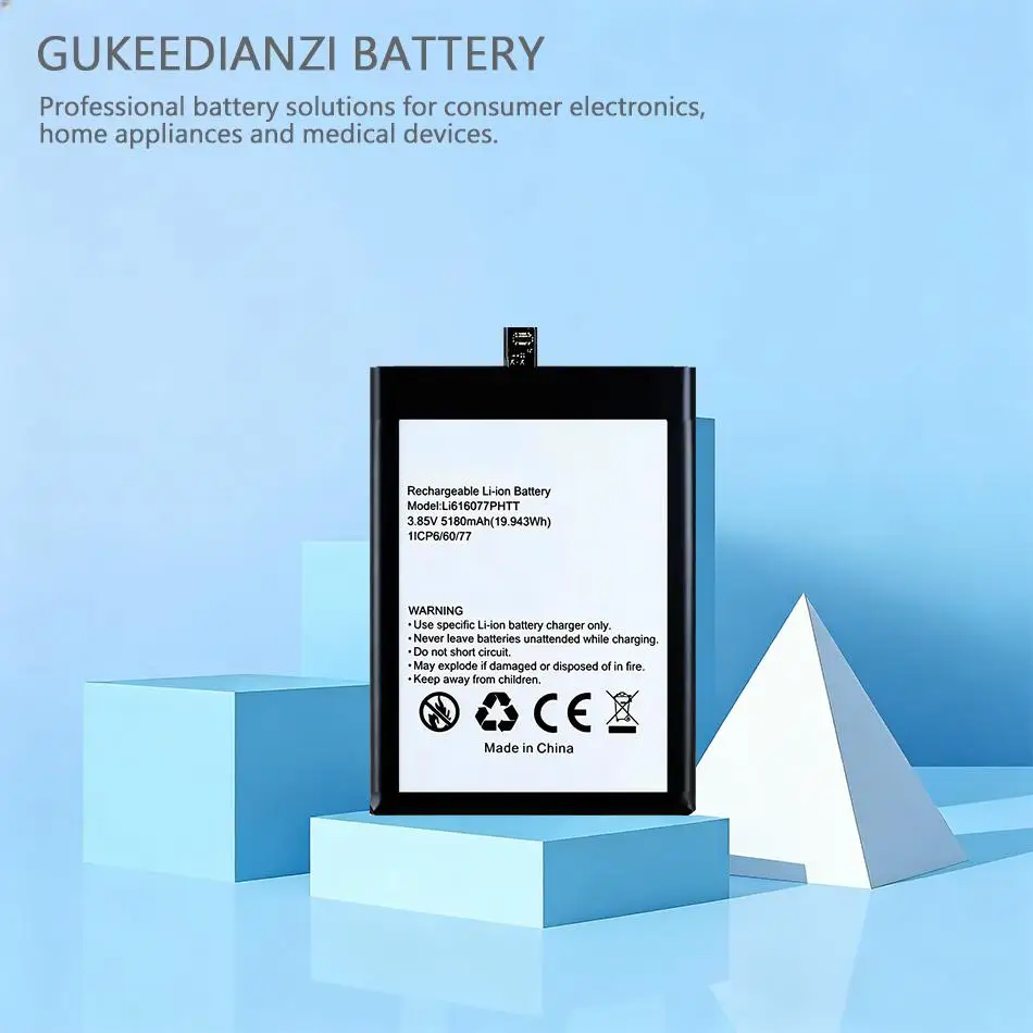 

Аккумулятор для мобильного телефона премиум-класса, замена для Blackview BV5200 Li616077phtt, 5180 мАч