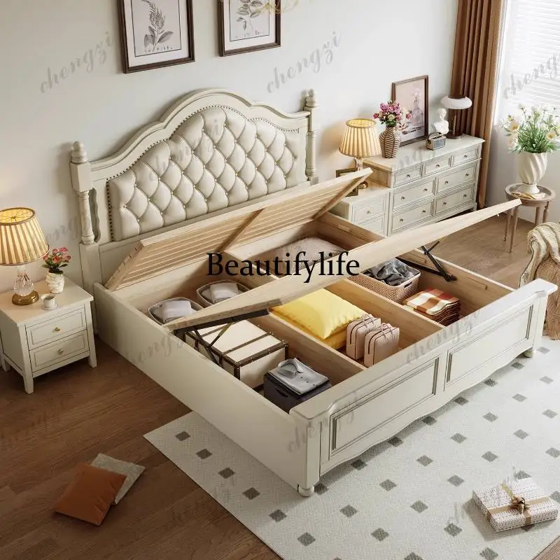King ForKids Letto Matrimoniale Furniture Home Clearance Mattresses Double Bed Frame Adults Wooden Queen Double Bed