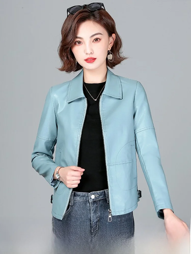 

Новая весенняя коллекция 2025: Женская укороченная куртка из натуральной кожи Harbin, универсальная, приталенная, в байкерском стиле, модная верхняя одежда