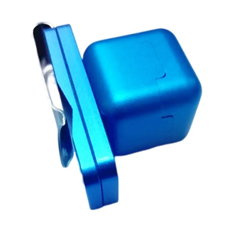 

Держатель для мела для бассейна Компактный держатель для мела для кия для бассейна Износостойкий портативный компактный магнитный чехол для повседневного энтузиастов Хранение