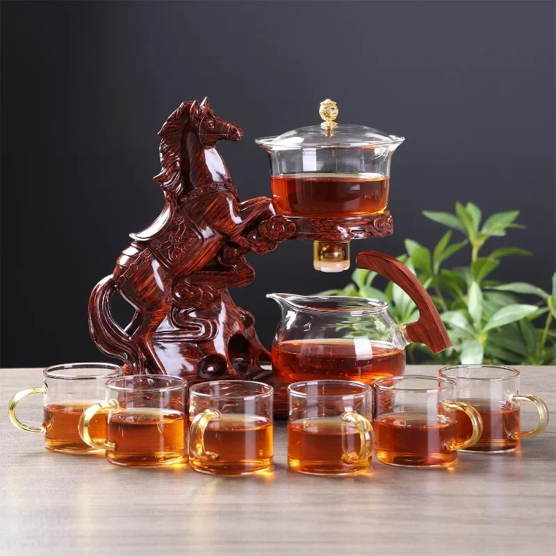 Household heat-resistant glass tea maker