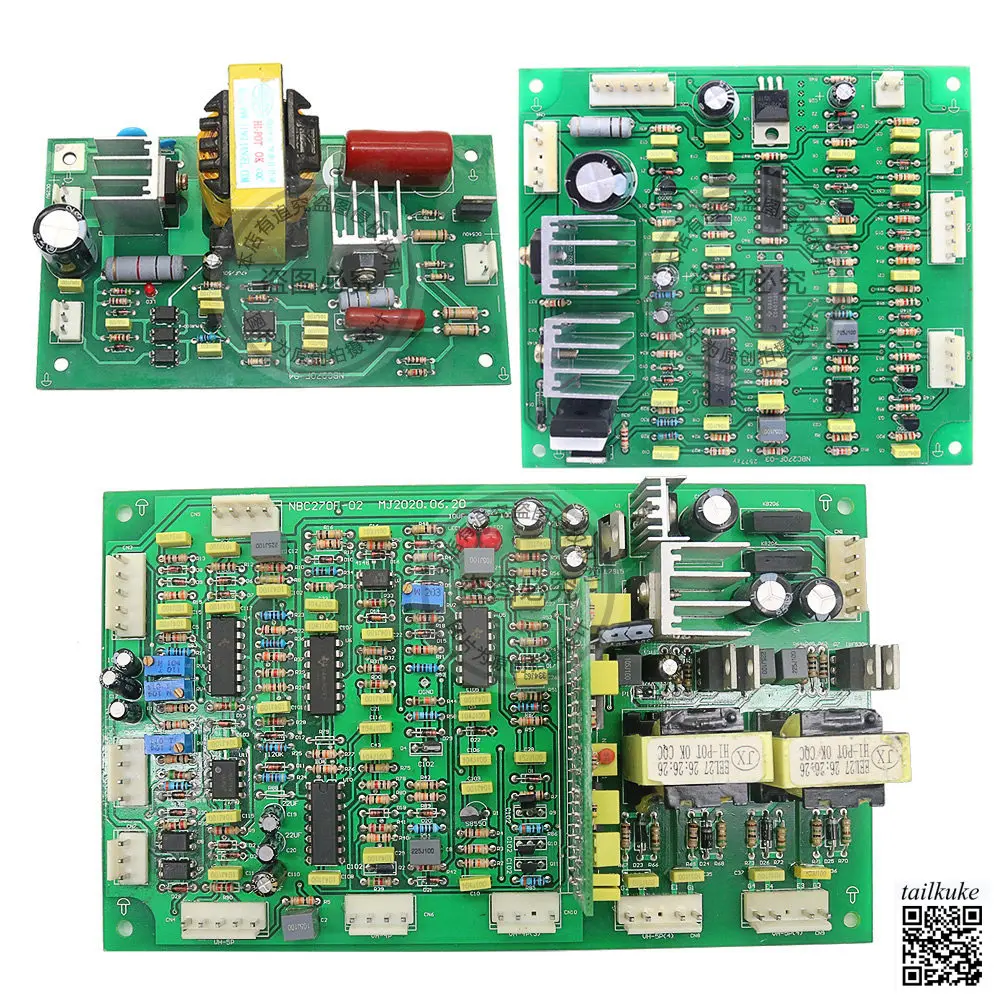 MIG250 Wire Feeder Board, Power Supply Board, Live Auxiliary Control Board, CO2 Gas Shielded Welding Control Board