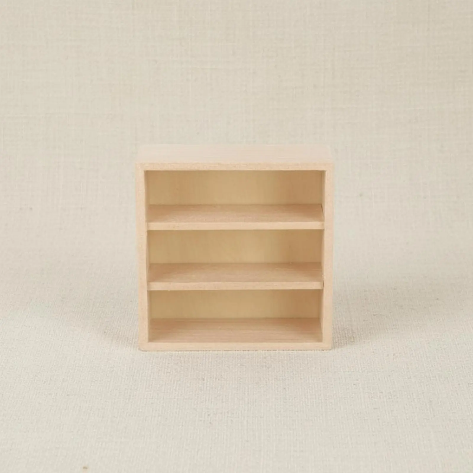1:12 Scale Dollhouse Cabinet Sturdy Wood Construction Unpainted Wooden Miniature Cabinet Miniature Wooden Cupboard