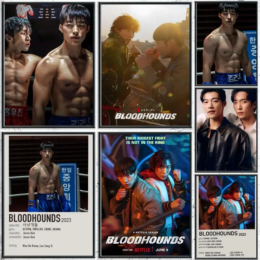 Bold TV Series Bloodhounds Poster HD Self-Adhesive No Residue After Removal Ideal for All Kinds of Wall Decor