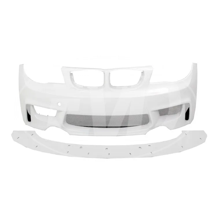 

R STYLE GLASS FIBER FRONT BUMPER WITH FRONT LIP for 2007-2011 BMW 1 SERIES E82 E88 E87